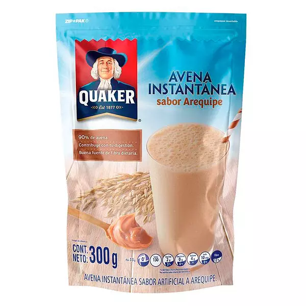 Avena Instantánea Quaker Arequipe