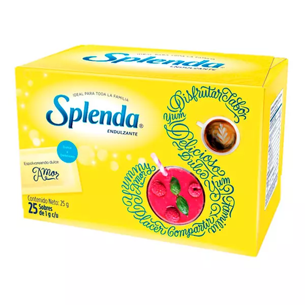 Stevia Splenda 25 Sobres