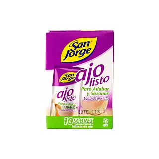 San Jorge Salsa Ajo 10 Sobres