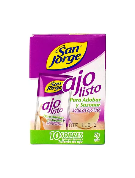 San Jorge Salsa Ajo 10 Sobres