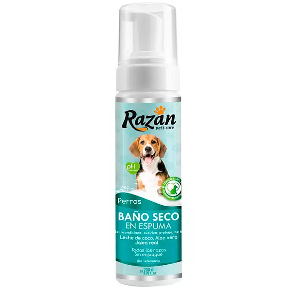 Razan Baño Seco Para Perros