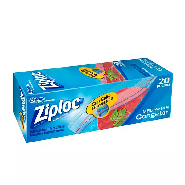Ziploc Bolsa Congelar Med X 20