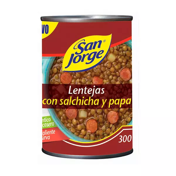 Lenteja Salchicha Y Papa San Jorge