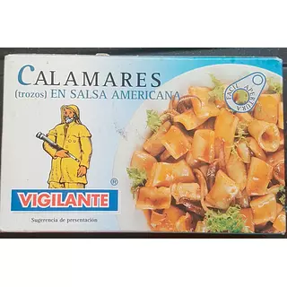 Vigilante Calamares Salsa Americana