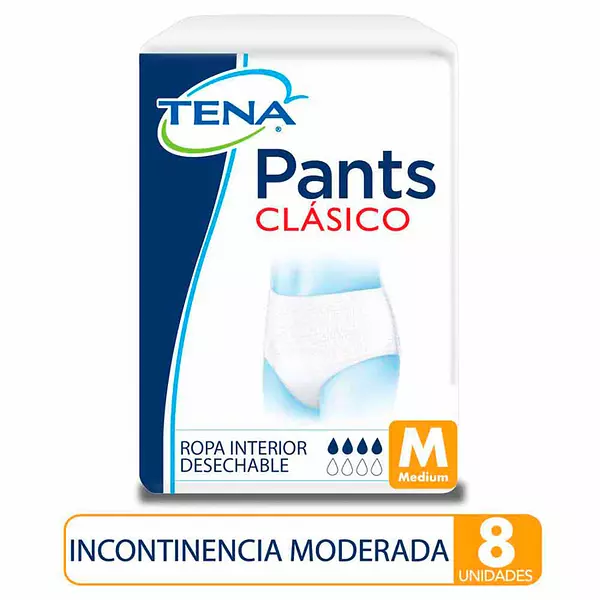 Tena Pañal Adultos Pants Med Clas X8