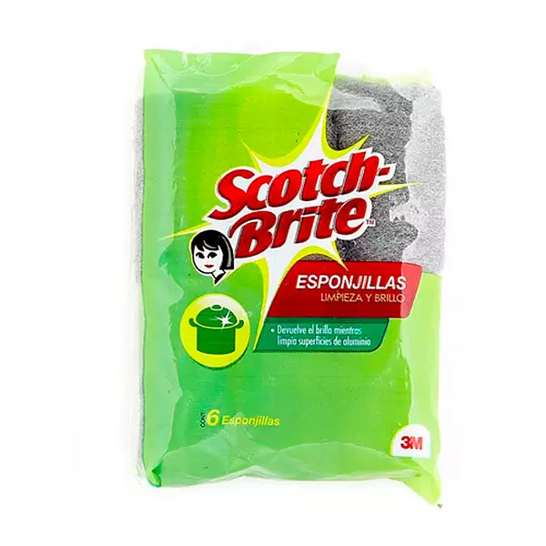 Scotch Brite Esponjilla X6