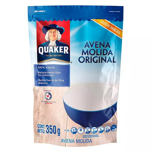 Avena Molida Quaker Zipper