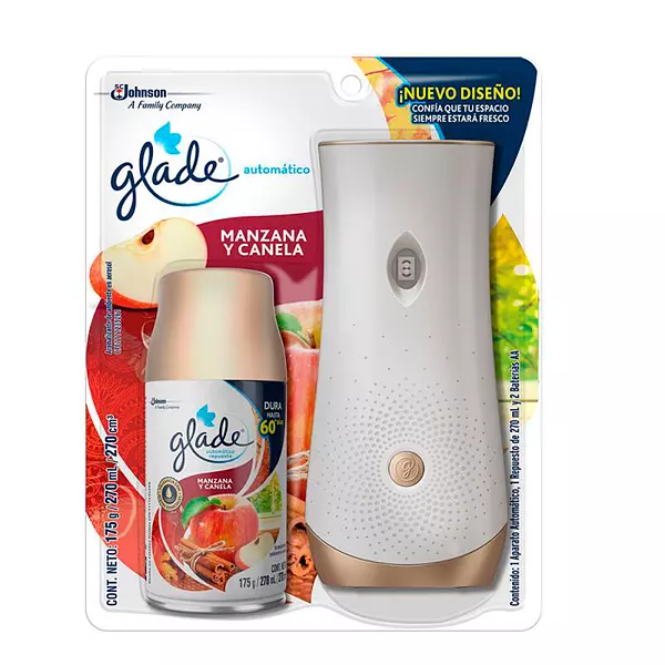 Ambientador Glade Automatico Manzana Y Canela