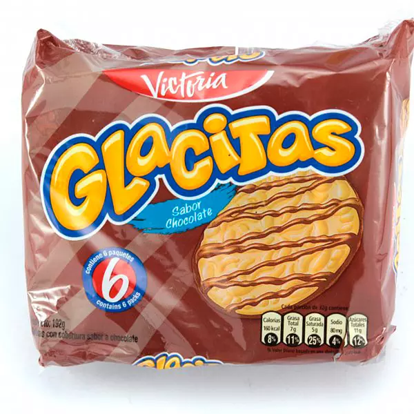 Galletas Glacitas Chocolate X6