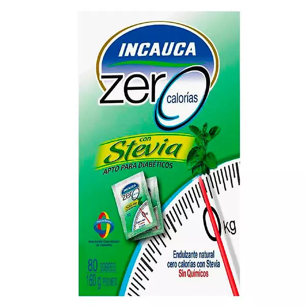 Stevia Zero Incauca 80 Sobres *160g