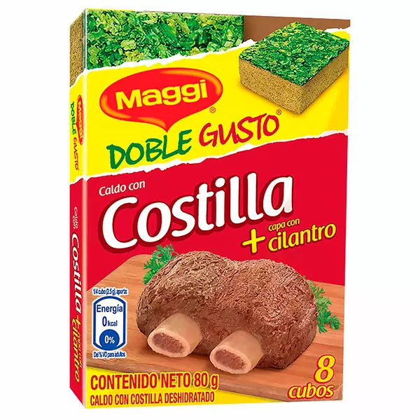 Caldo Maggi Costilla Doble Gusto X8