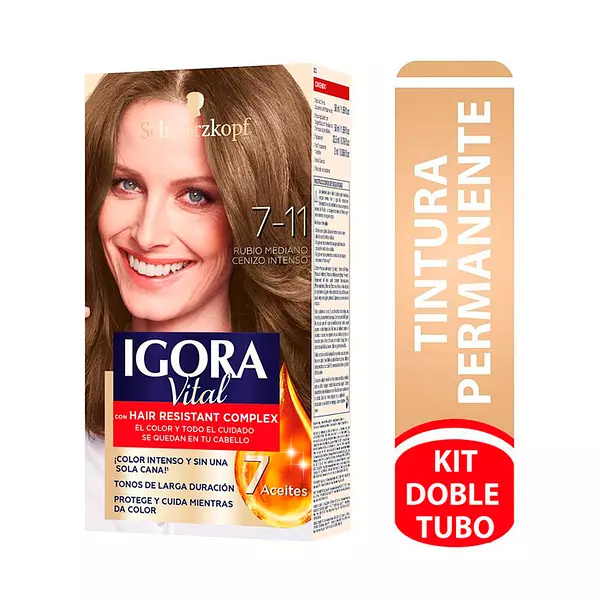 Igora Vital Dt 7-11 Rubio Med Ce 50ml X2