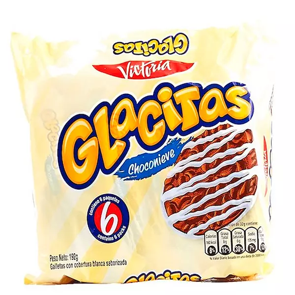 Galletas Glacitas Choconieve X6