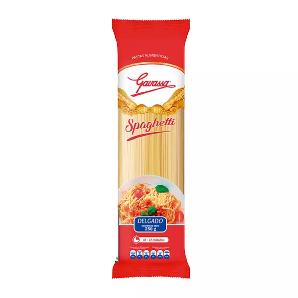 Pastas Gavassa Espagueti Delgado
