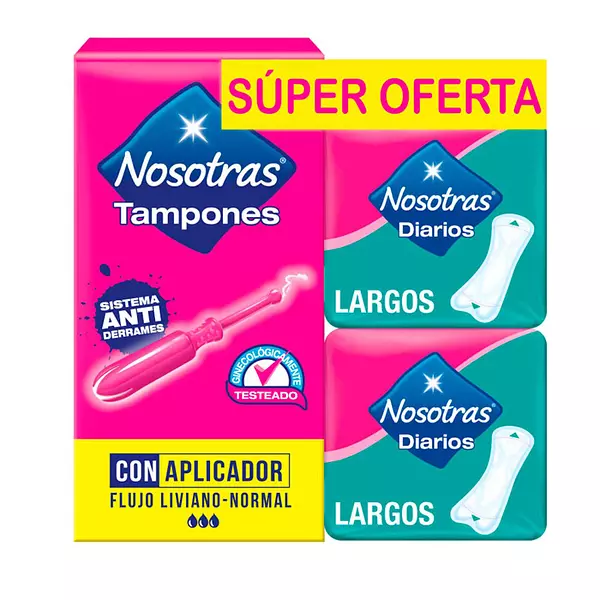 Nos Tampon Aplic Reg X10 +10 Prot Largo