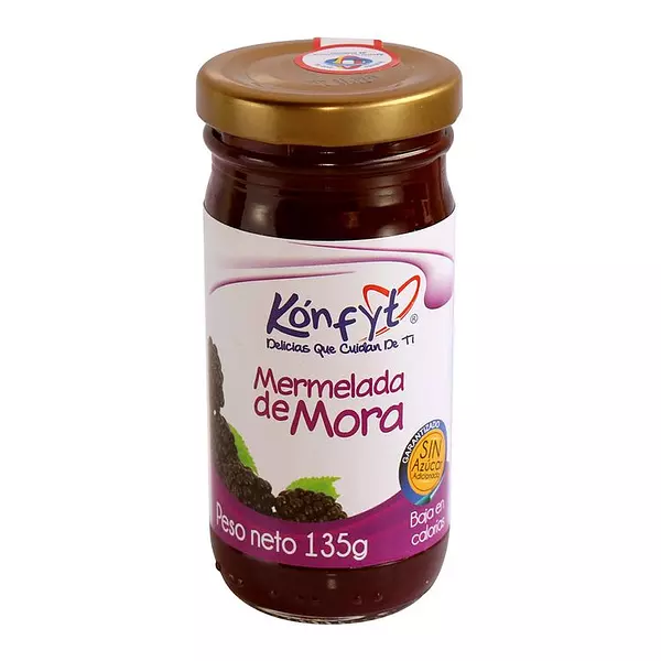 Konfyt Mermelada de Mora Sin Azuca 135gr