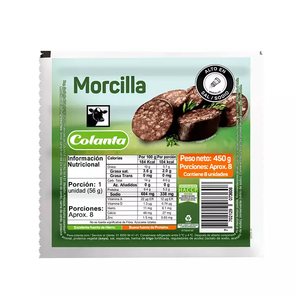 Morcilla Colanta