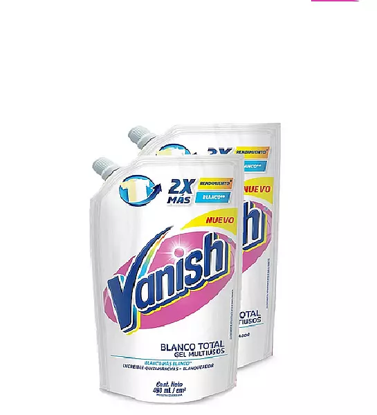 Desmanchador Vanish Ropa Blanca X2