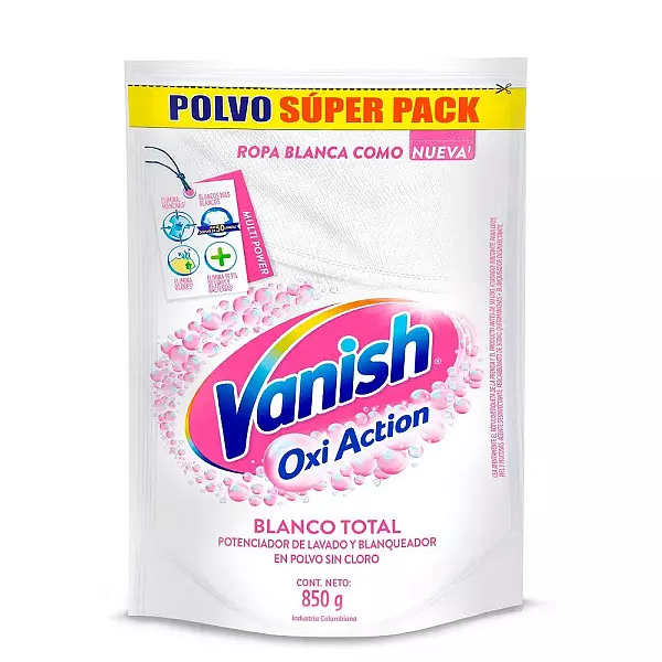 Desmanchador Vanish En Polvo Ropa Blanca