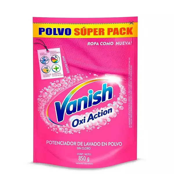 Desmanchador Vanish En Polvo Ropa Color